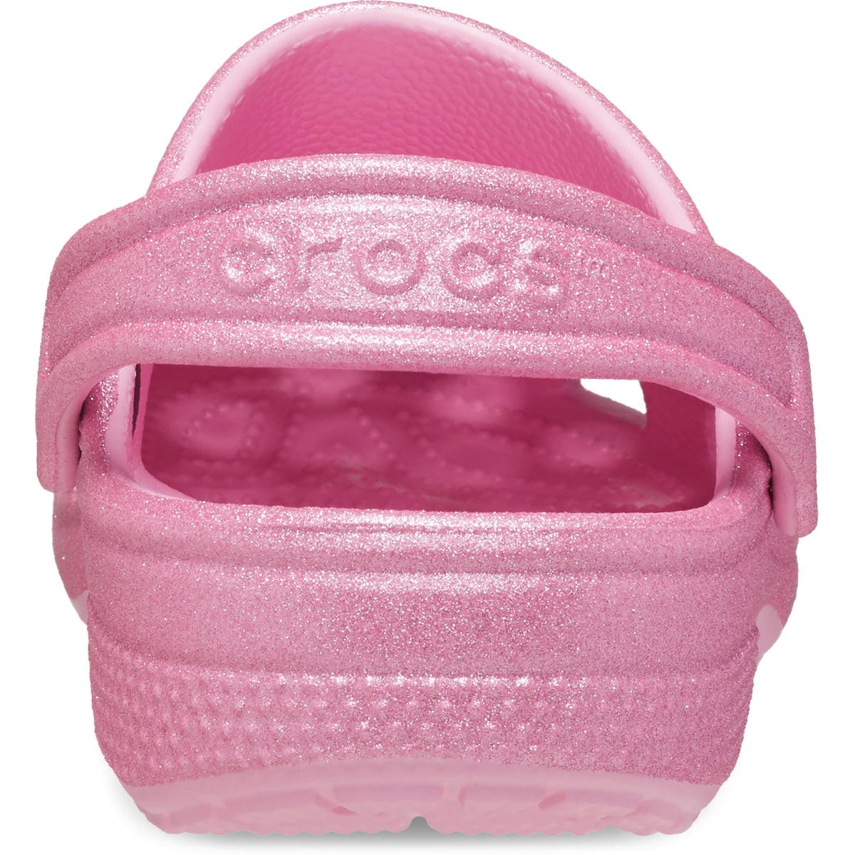 Classic Glitter Clog K - Pembe Tüvit Simli