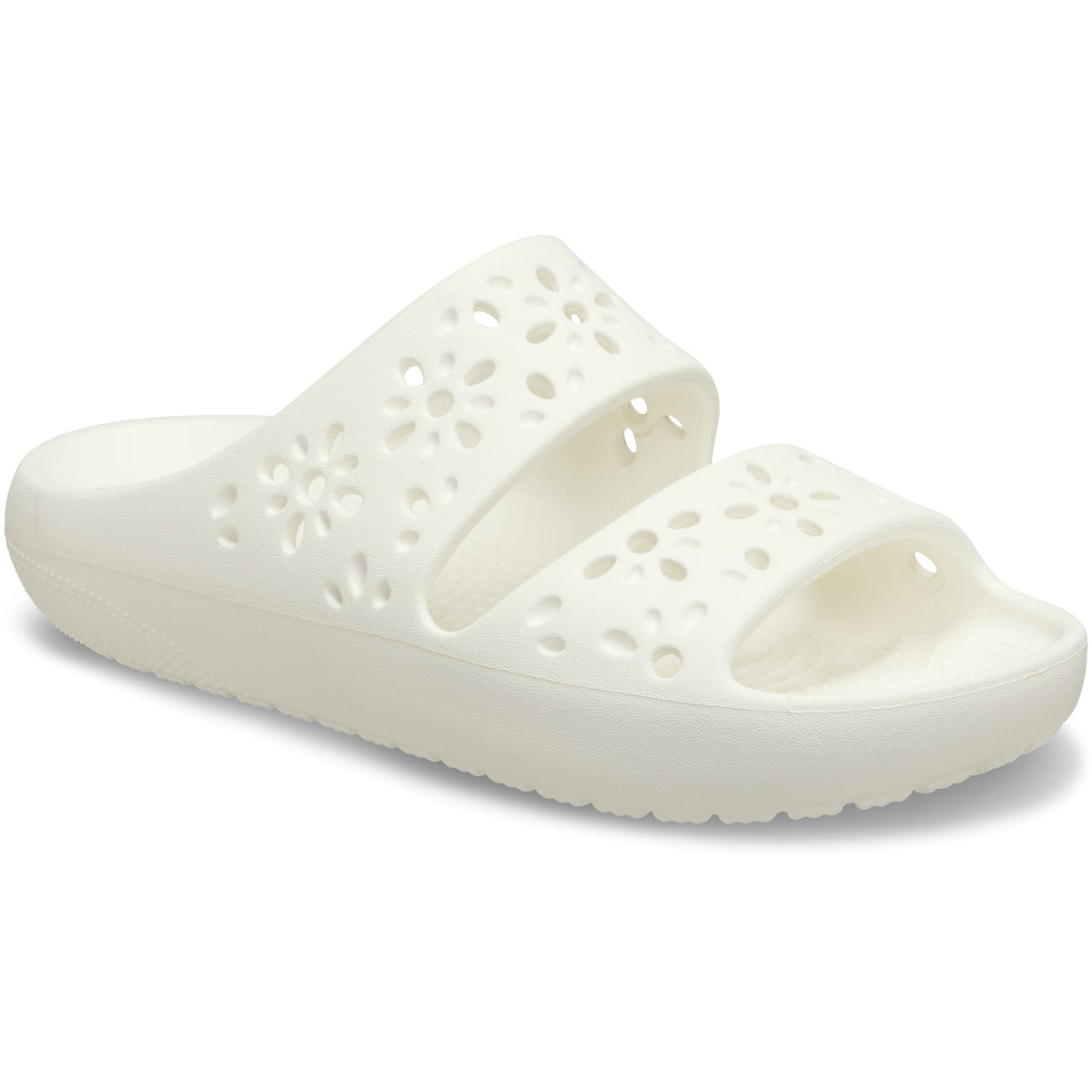 Classic Floral Cut Out Sandal - Tebeşir