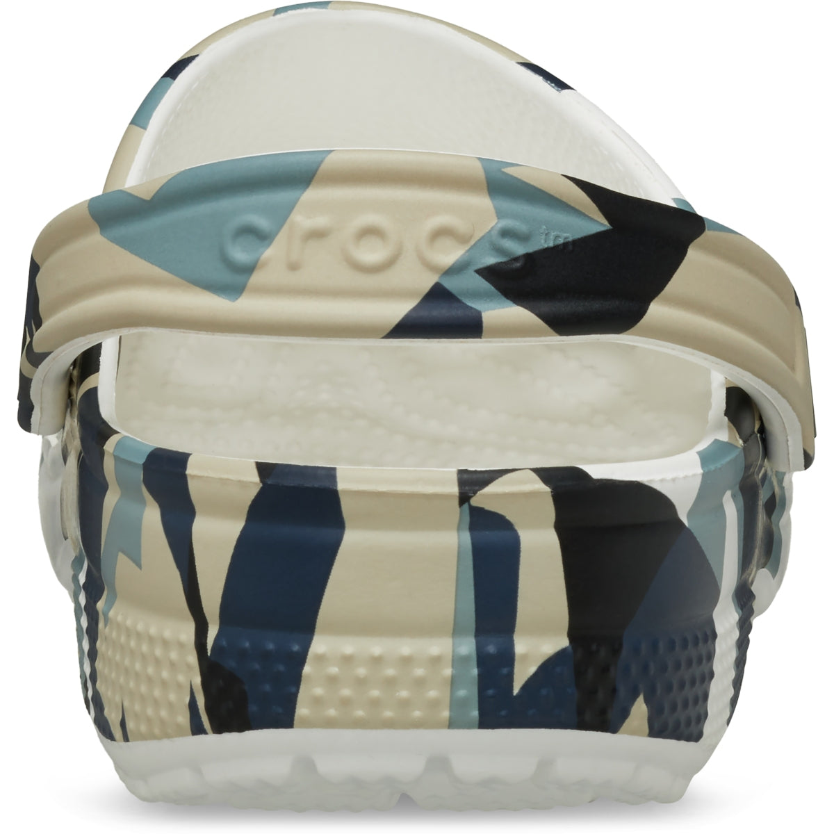 Geo Camo Clog - Beyaz/Çok Renkli