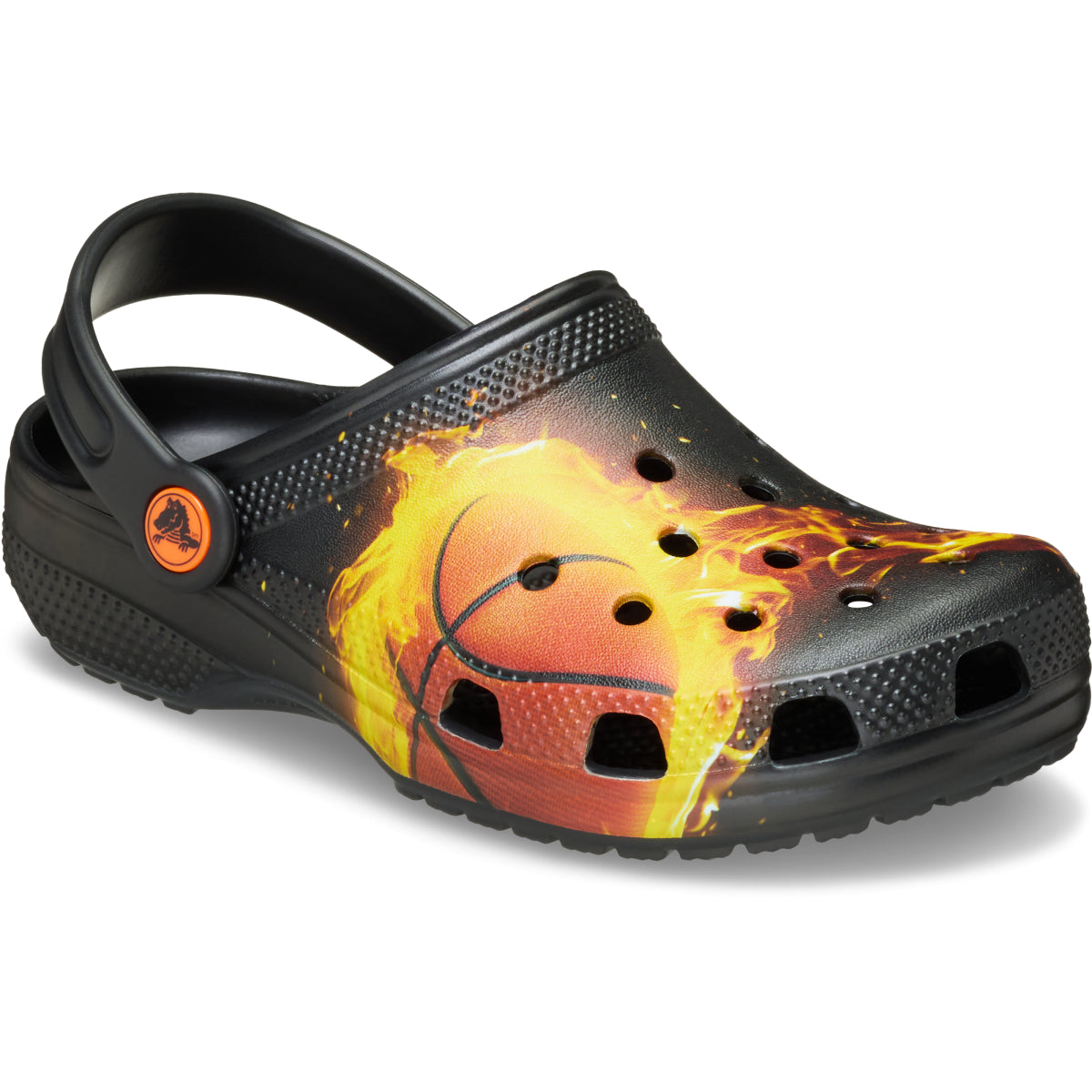 Classic Flaming Bball Clog K - Siyah