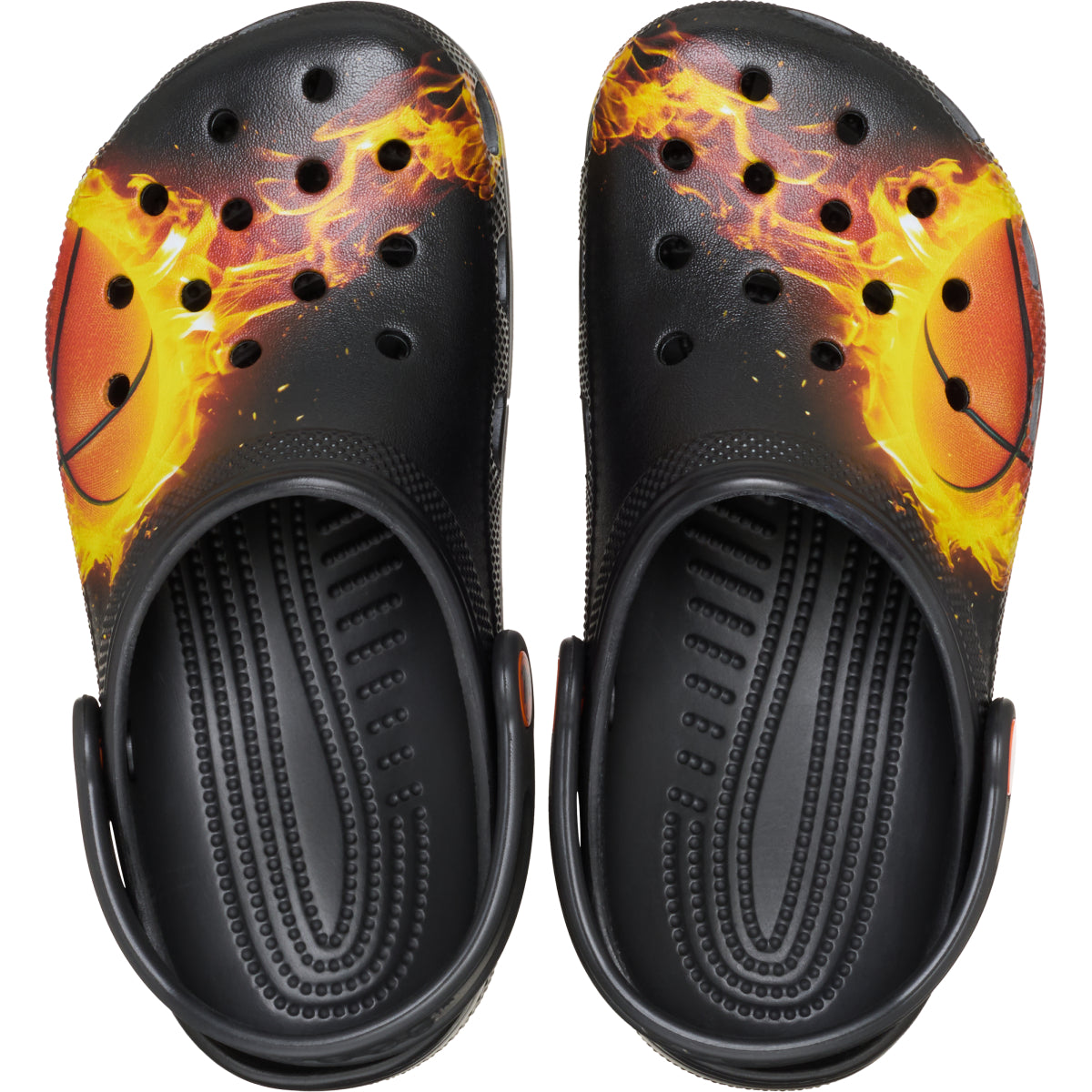 Classic Flaming Bball Clog K - Siyah