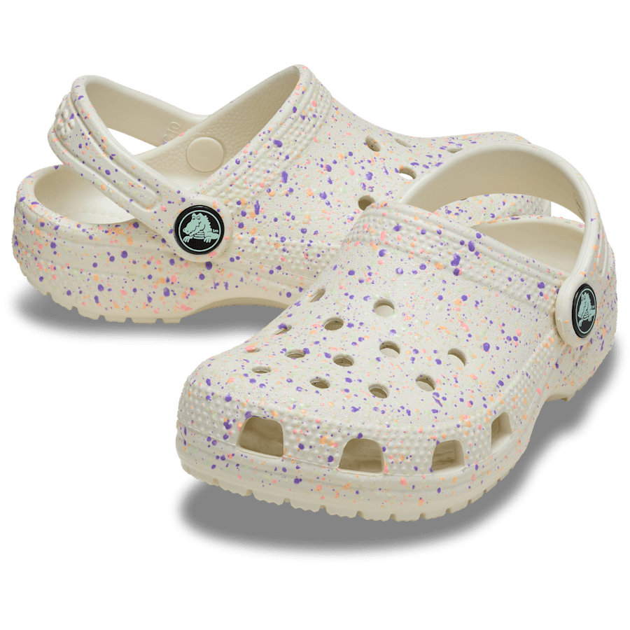 Kids' Classic Glow Paint Splatter Clog