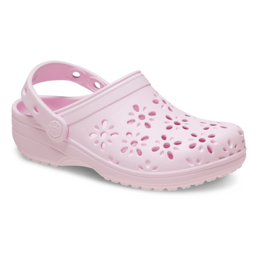 Kids' Classic Floral Cut-Out Clog