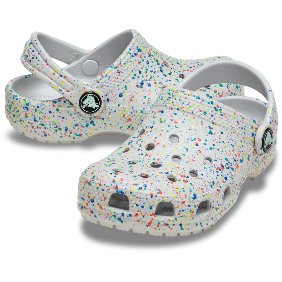 Kids' Classic Glow Paint Splatter Clog