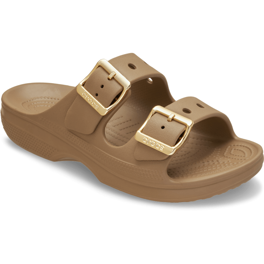 Women’s Metallic Buckle Saturday Sandal