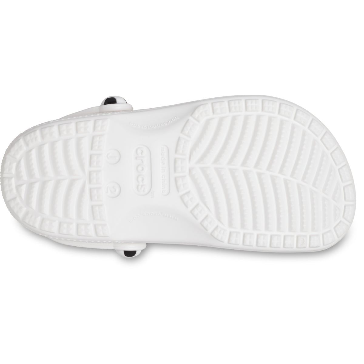 Classic Soccer Ball Clog K - Beyaz/Siyah